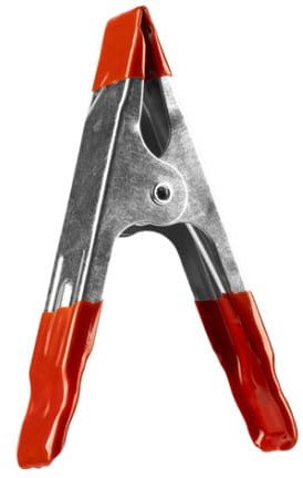 Kapëse çeliku GlareOne Steel Clamp M, hapje 3.5 cm, pranverë e fortë, argjend