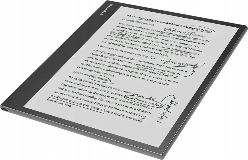 Lexues elektronik PocketBook InkPad Eo PB1042, ekran 10.3" E Ink Kaleido 3, 32GB, i bardhë