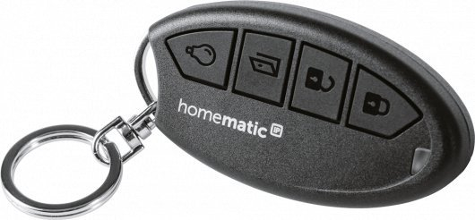 Telekomandë HomeMatic IP Key Fob Remote Control Access, për sistem sigurie, wireless, e zezë