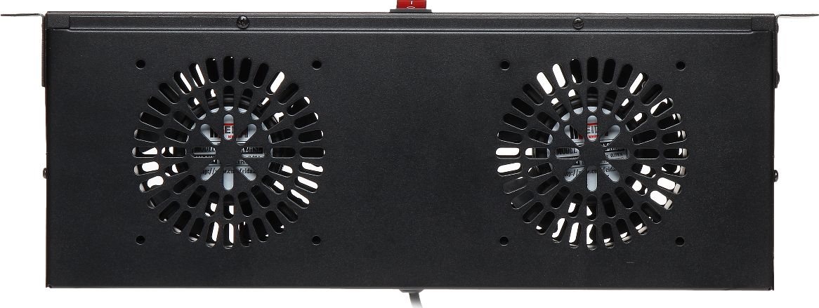 Panel ftohës për kabinet RACK Delta A19P-2W, 19", 1U, i zi