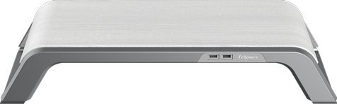 Mbajtëse monitori Fellowes Hana 8064201, me porta USB, e bardhë