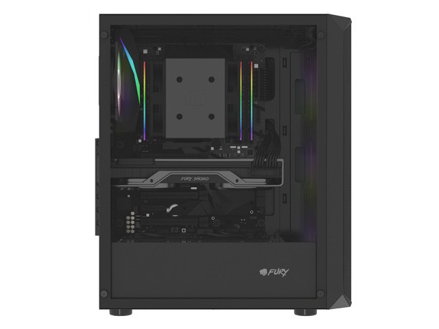 [OUTLET] Kasë Fury Shobo SH4F RGB, e zezë				