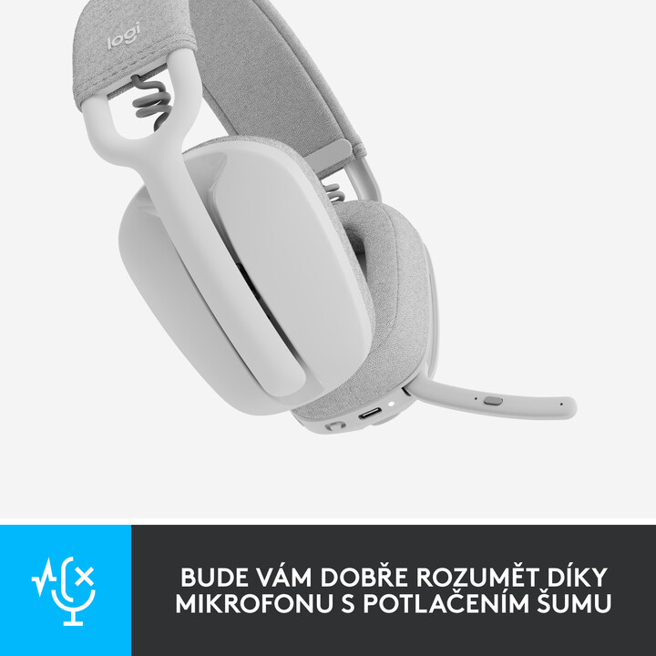 Kufje Logitech Zone Vibe 100, të bardha