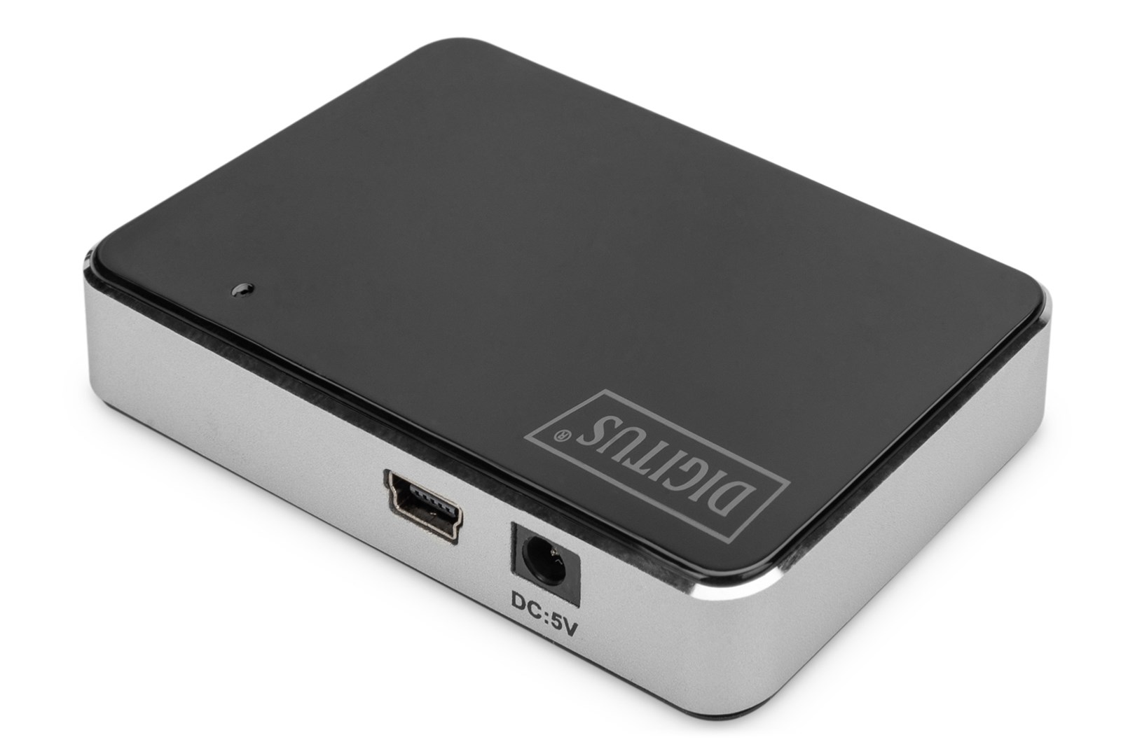 Qendër USB Digitus 4-Port USB 2.0 HighSpeed, e zezë
