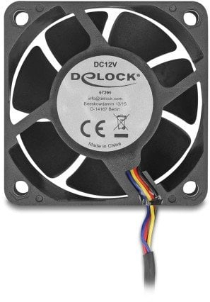 Ventilator PC Delock axial, 60 x 60 x 25 mm, 12 V DC, i zi