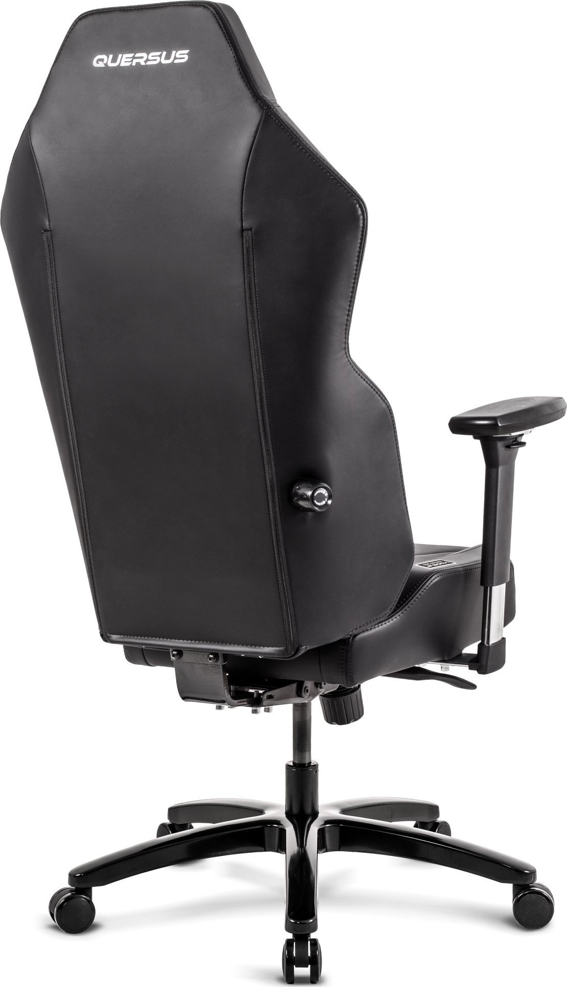 Karrige gaming QUERSUS VAOS.2.2 Titanium Grey, bazë alumini, ergonomike, e zezë e gri