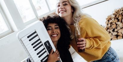 Tastierë Casio CT-S200 WE, 61 taste, 400 tinguj, e bardhë