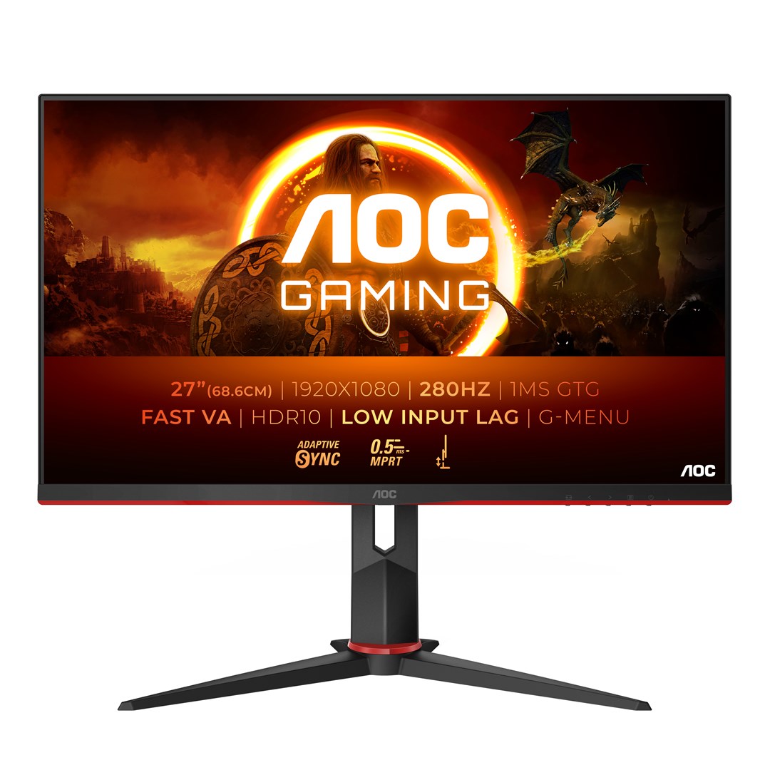 Monitor AOC 27G2ZN3/BK, 27", Full HD, 280Hz, 1ms, i zi