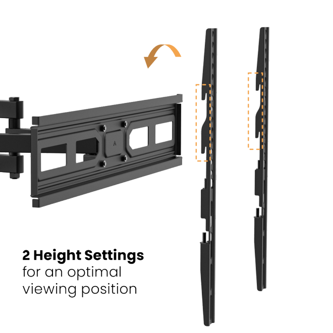 Mbajtëse për TV Brateck LPA78-466, 37"- 80", 40kg