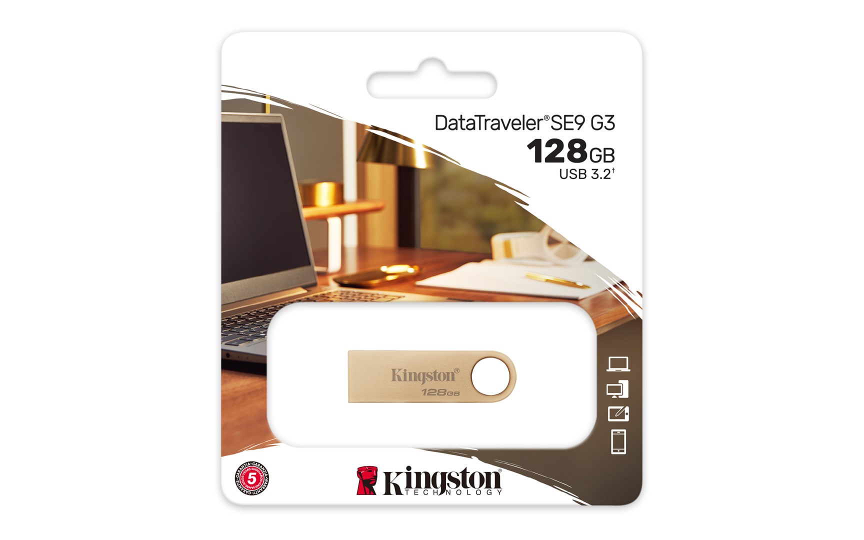 USB Kingston DataTraveler 220MB/s Metal, 128 GB, USB Type-A