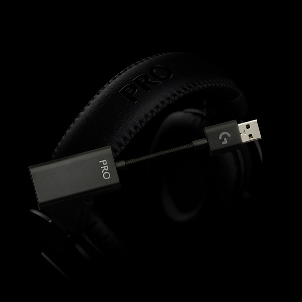 Kufje LOGITECH G PRO X 7.1, USB/3.5 mm, të zeza