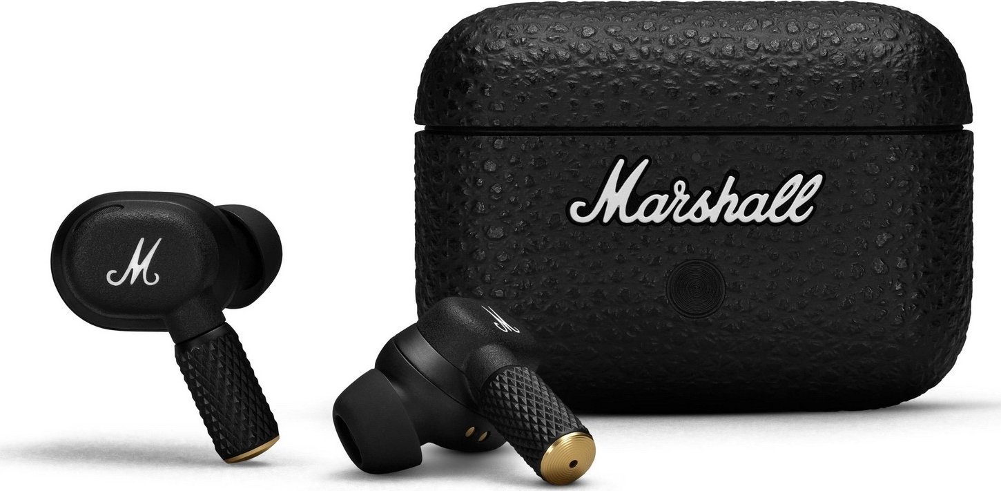 Kufje wireless Marshall Motif II, in ear, anulim aktiv i zhurmës, të zeza