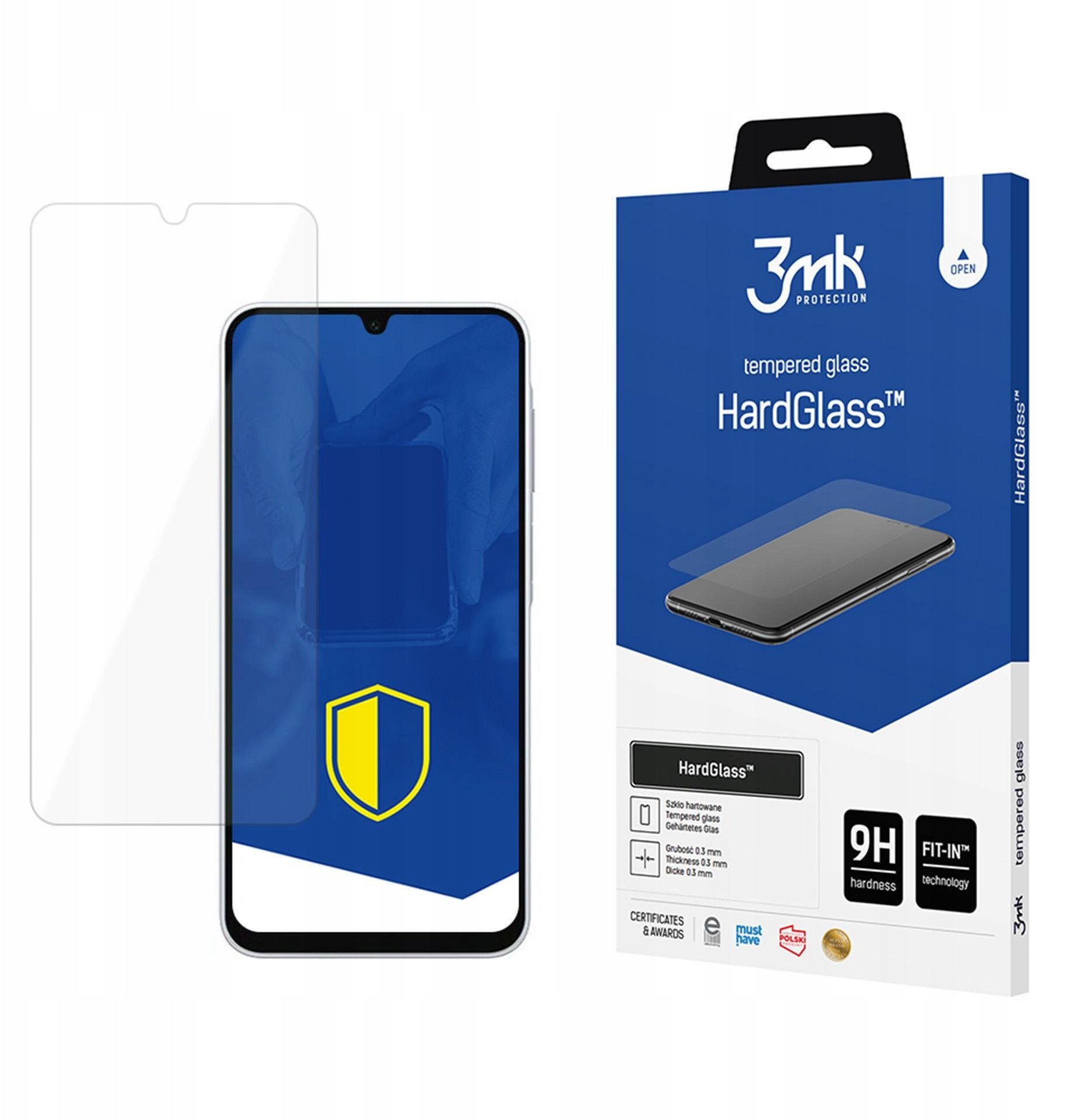 Xham mbrojtës 3mk HardGlass për Samsung Galaxy A26 5G, i temperuar, transparent