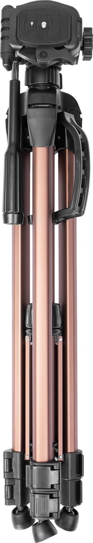 Tripod Camrock TC63, alumini, lartësi maksimale 171 cm, ngjyrë bakri