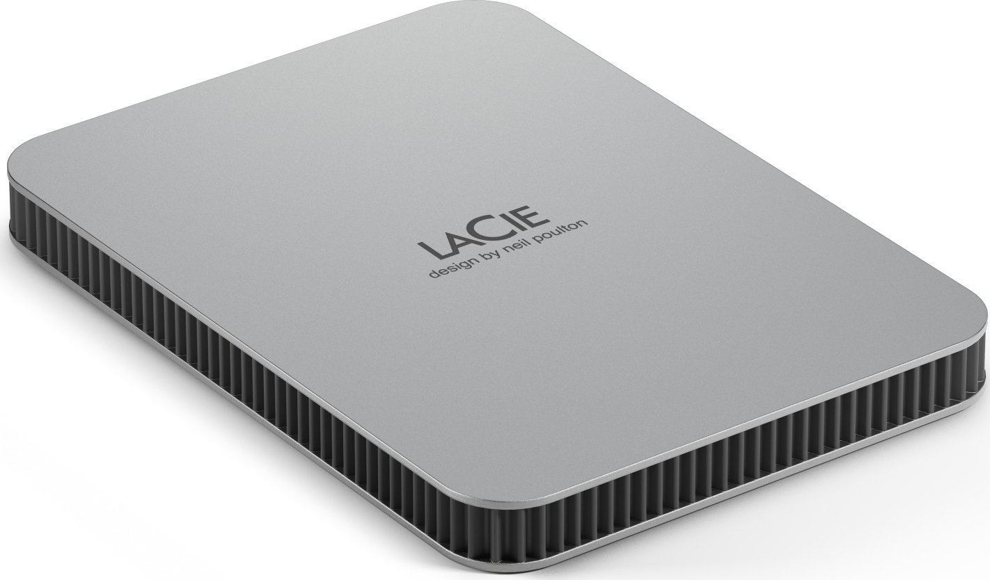 HDD i jashtëm LaCie Mobile Drive V2, 1TB, USB C, argjendtë
