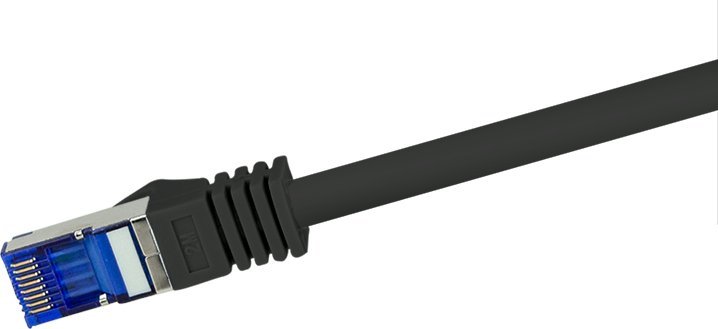 Мрежен кабел LogiLink C6A043S, 1.5 m, Cat6a S FTP, црн