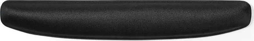 Jastëk ergonomik për kyçin e dorës, 480mm x 80mm, xhel, bazë antirrëshqitje, i zi