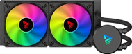 Ftohës uji për CPU Savio Velox, 240mm, ARGB, i zi