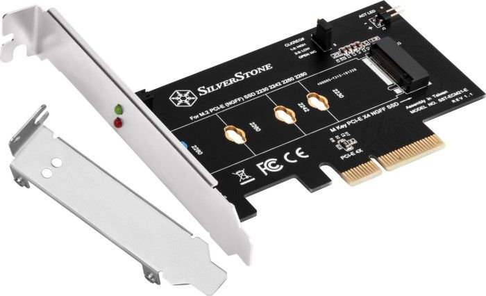 Adapter PCIe SilverStone SST-ECM21-E, M.2 NVMe M-key, PCIe 3.0 x4, i zi