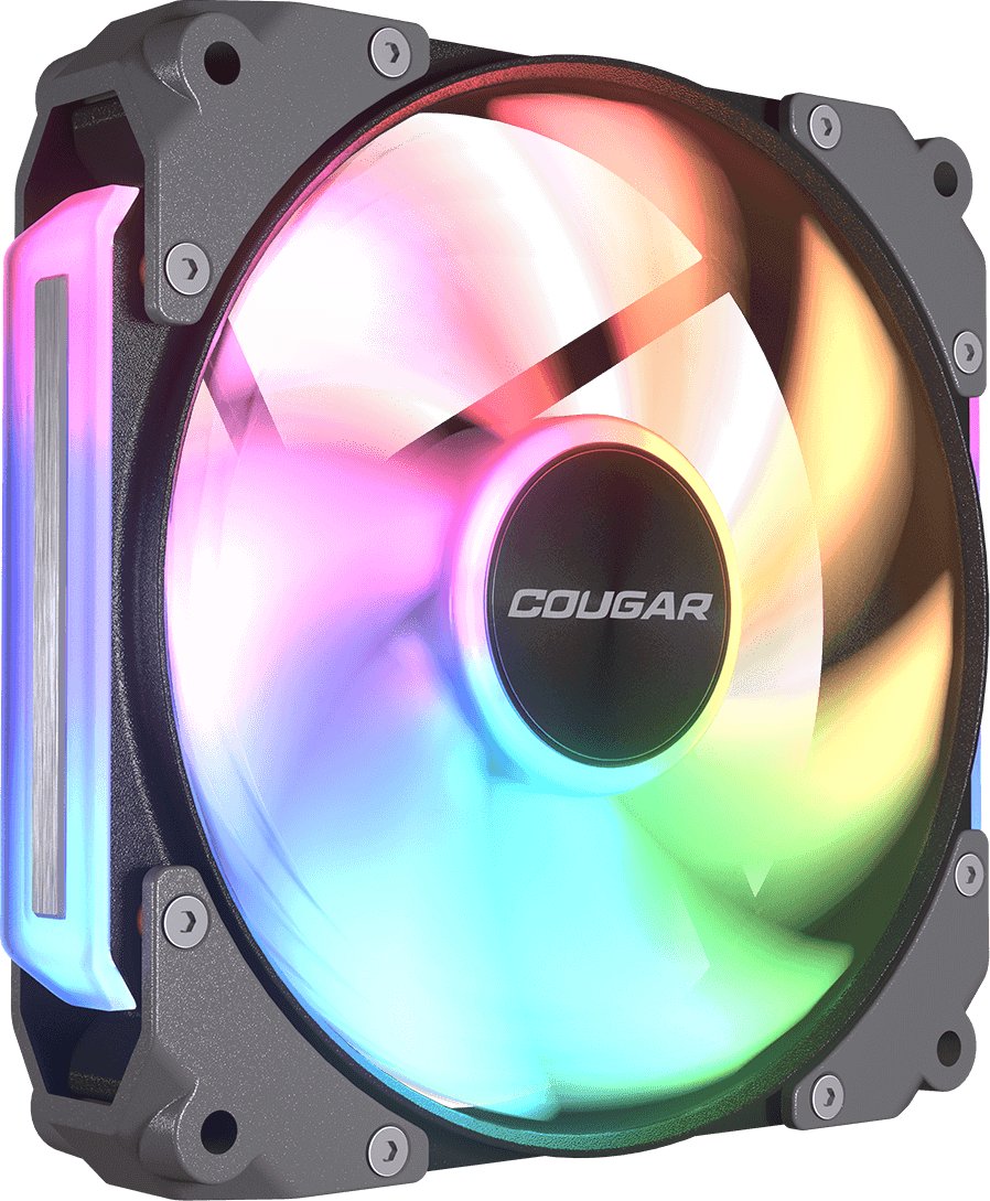 Вентилатор куќиште COUGAR Apolar 120 ARGB, 120mm, Reverse Blade, црн