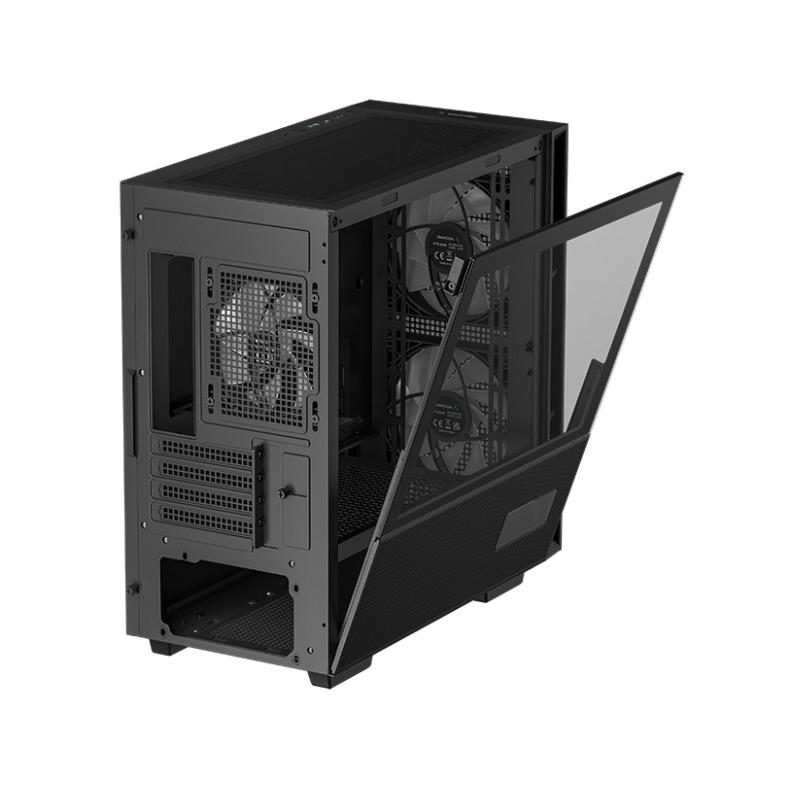 Kasa kompjuteri Deepcool CH360 Digital ARGB, ATX, xham i temperuar, e zezë