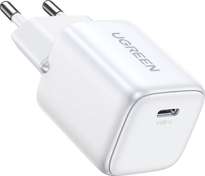 Karikues muri UGREEN Nexode Mini 15324, USB C, 20W, i bardhë