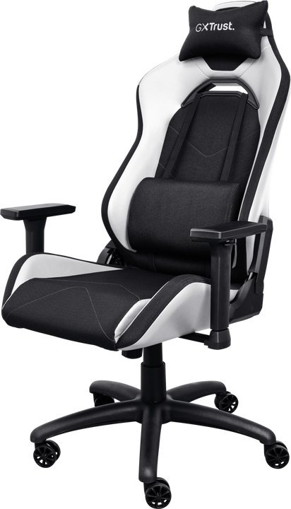 Karrige lojërash Trust GXT 714W Ruya, deri 150kg, e rregullueshme, e bardhë