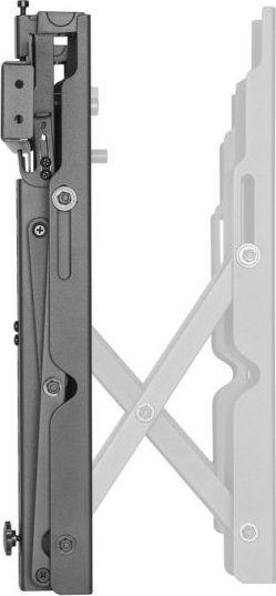 Mbajtës murale për video wall Equip, 37"-70", mekanizëm push in pop out, i zi