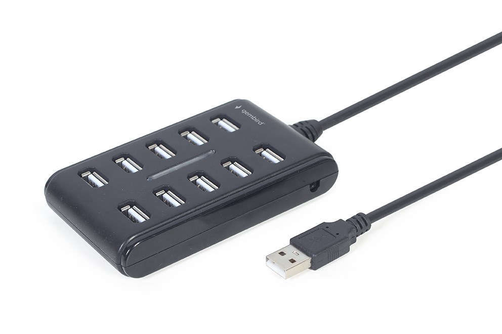 USB Hub Gembird, 10 porte USB 2.0, i zi