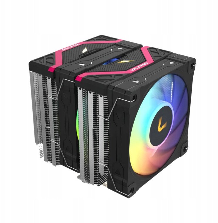Ftohës procesori Valkyrie Vind 125 DL, 2x120mm, RGB, i zi
