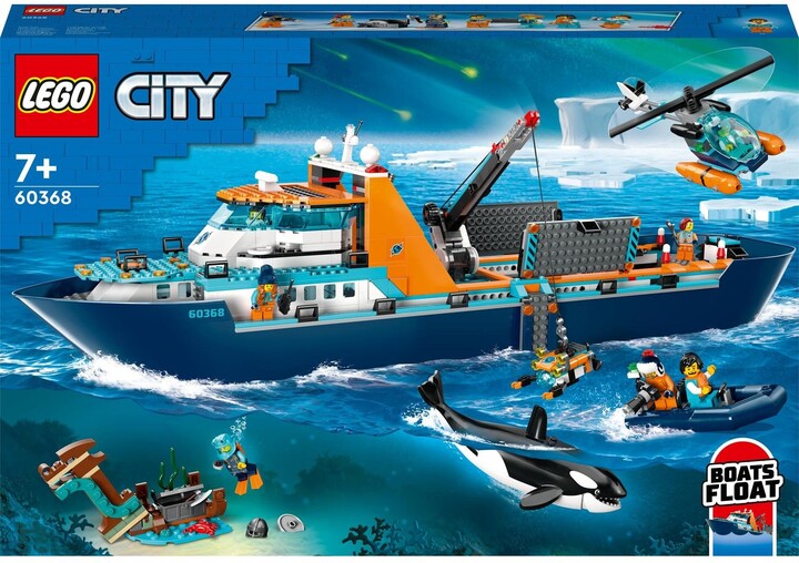 Set LEGO® City 60368 Arctic Exploration Ship, 815 pjesë