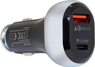 Karikues veture 75-777 G38a, USB dhe USB-C, 38W, i zi