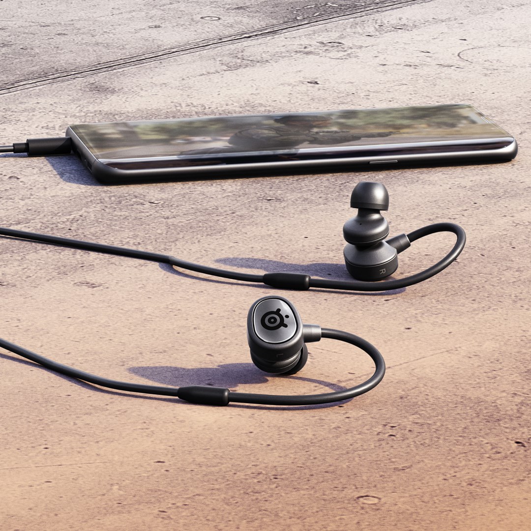 Kufje lojërash SteelSeries TUSQ, 3.5mm, të zeza