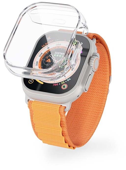 Mbrojtëse Epico Hero për Apple Watch Ultra (49mm), pa ngjyrë