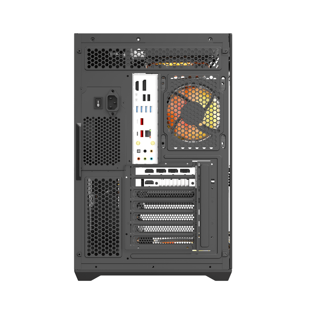 [OUTLET] Kasë Darkflash Case C280, Mid-Tower, e zezë