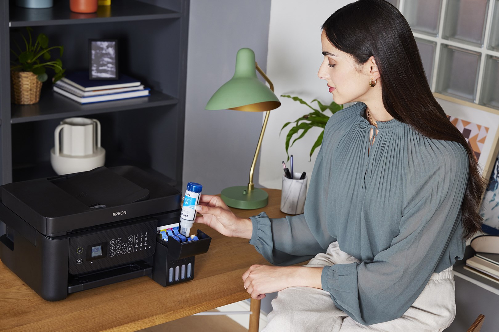 Printer multifunksional Epson L5290, Inkjet, i zi