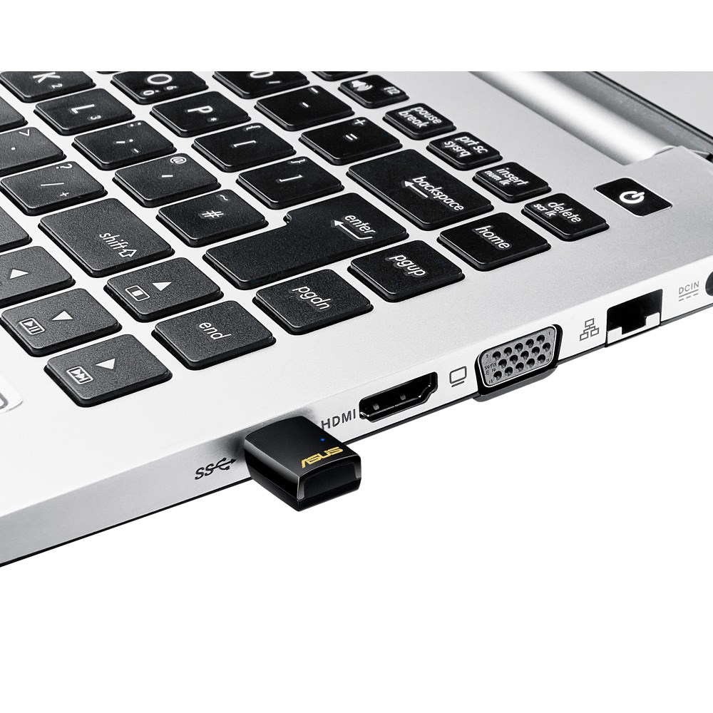 Përshtatës rrjeti ASUS USB-AC51 Dual-Band Wireless-AC600, USB, i zi