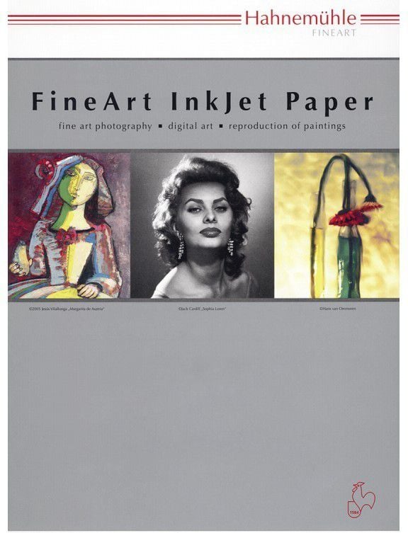 Letër fotografike Hahnemühle Photo Rag A2, 308g, 25 fletë, e bardhë