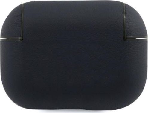 Mbulesë mbrojtëse BMW Genuine Leather Case për AirPods Pro, lëkurë origjinale, navy blue