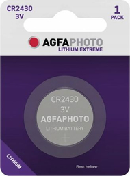 Литиумска батерија Agfa CR2430, 3V, 1 парче