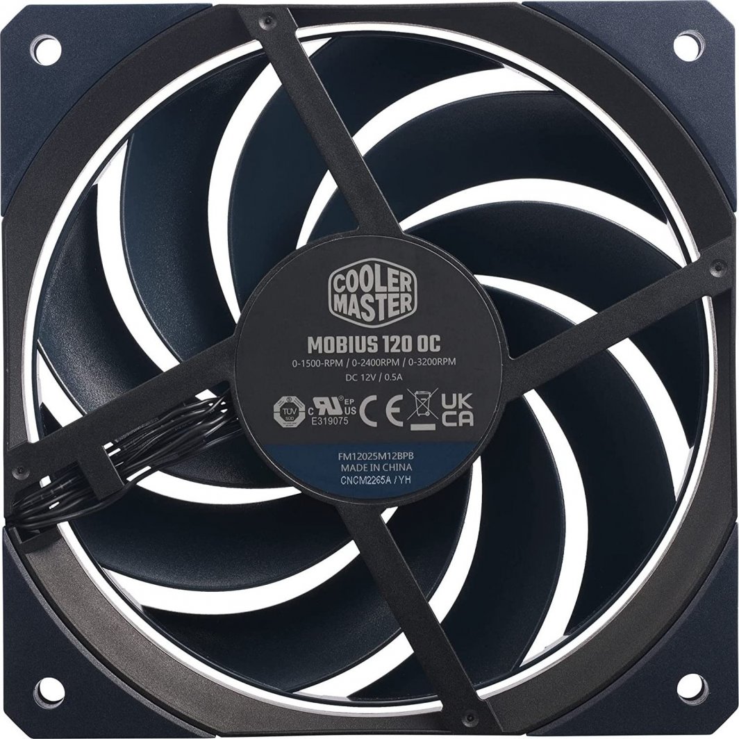 Ftohës Cooler Master Mobius 120 OC, 120 mm
