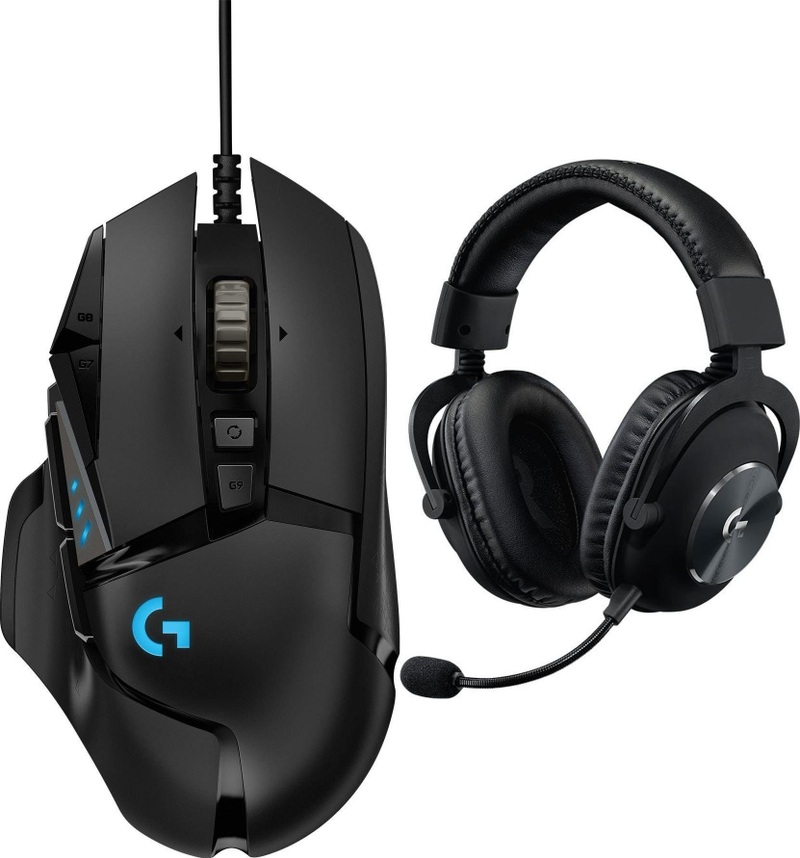 Set gaming Logitech G502 Hero Mouse dhe G Pro X, sensor HERO, mikrofoni BLUE VO!CE, i zi