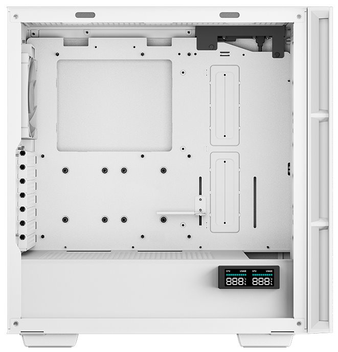 Kasë Deepcool CH560 Digital / MidT, e bardhë