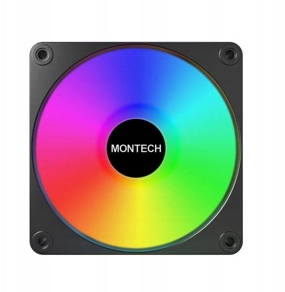 Ventilator PC Montech GF120 V2 ARGB PWM, 120mm, ndriçim ARGB, i zi