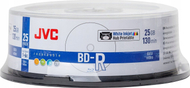 Disk Blu-ray JVC BD-R, 25GB, 6X, i bardhë glossy