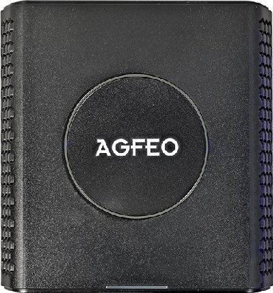 Bazë telefonike AGFEO DECT IP Base Pro, PBX, PoE, e zezë