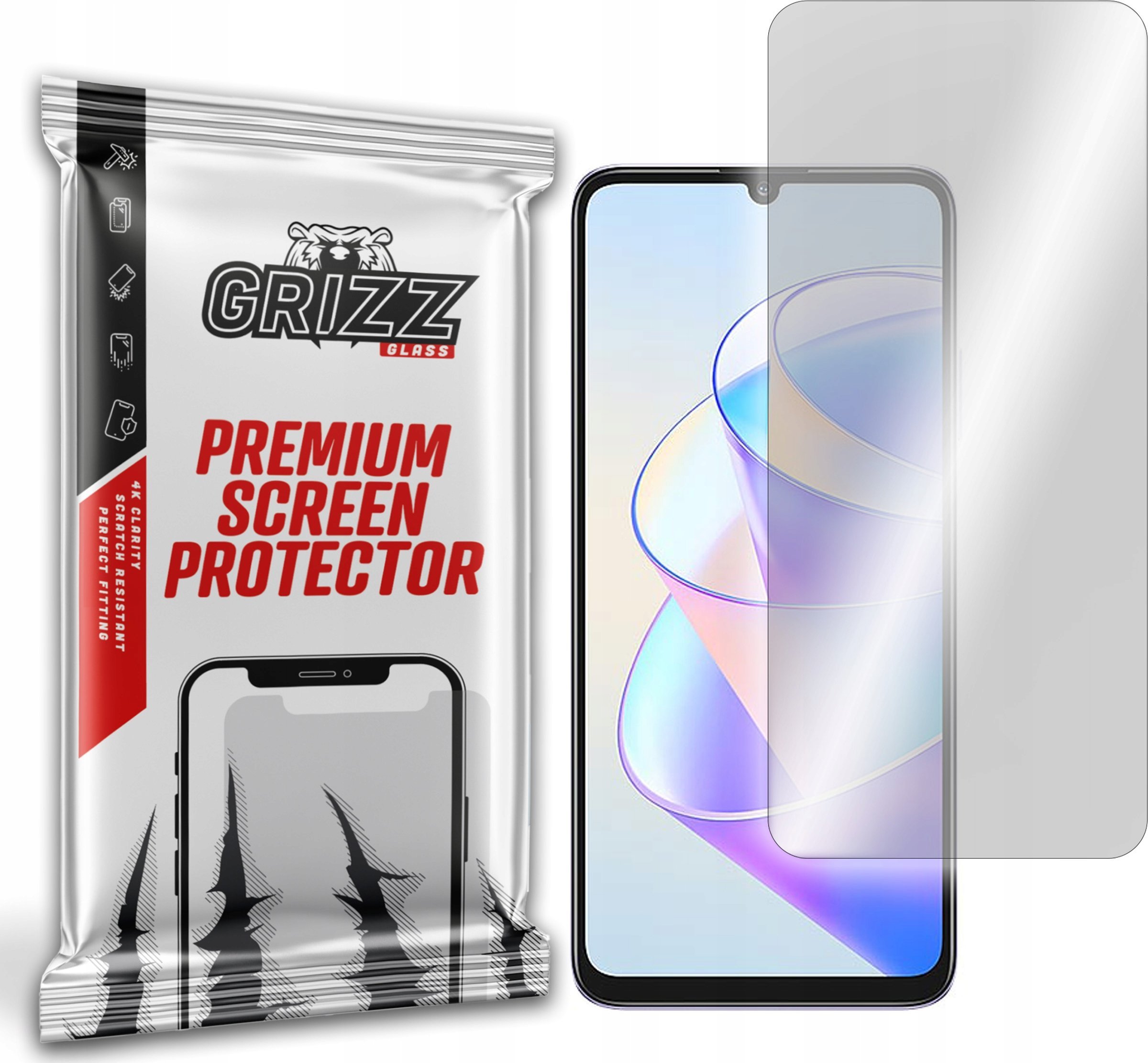 Mbrojtëse ekrani GrizzGlass Hydrogel Film, për Honor Play 40 Plus, transparente