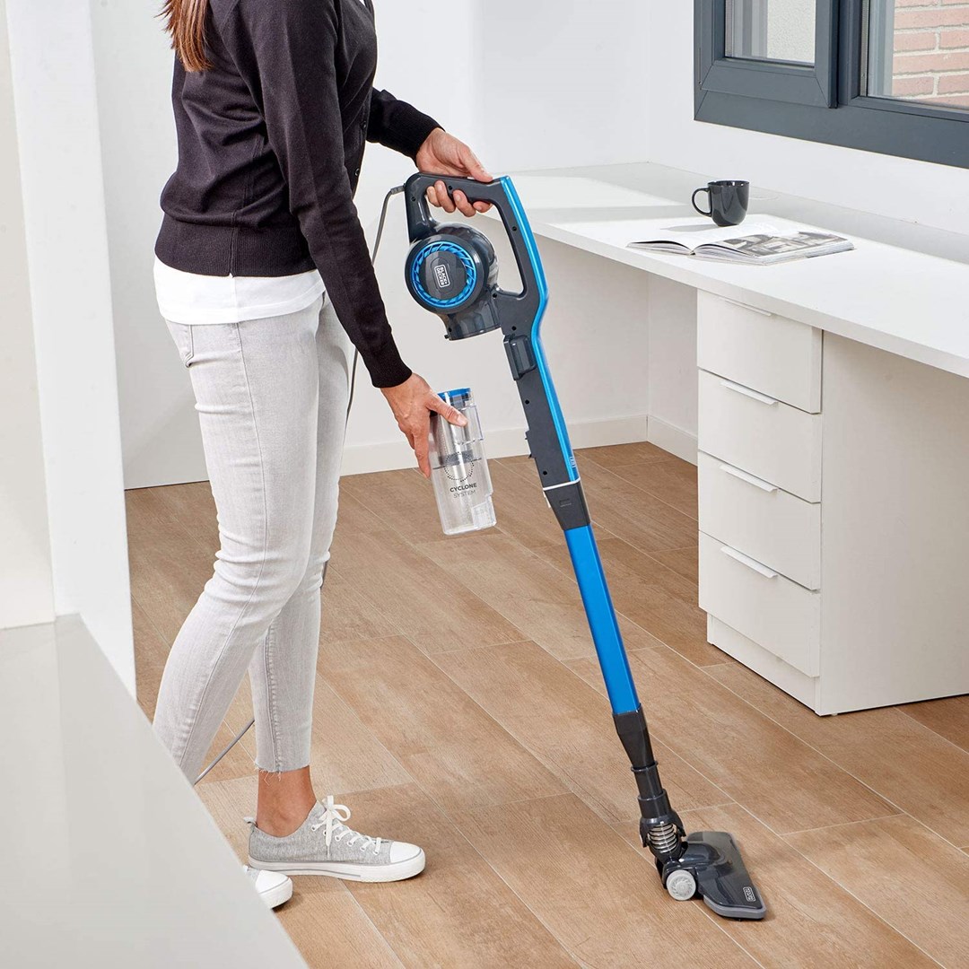 Fshesë elektrike vertikale Black&Decker BXVMS600E, 600W, pa qese, gri
