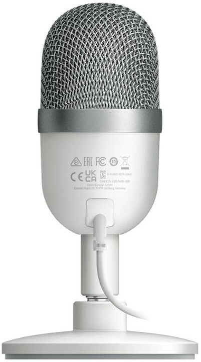 Mikrofon Razer Seiren Mini, Mercury Edition, i bardhë