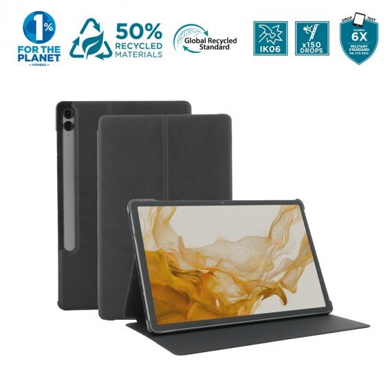 Kabllë tableti Mobilis 068016, 12.4", folio, e zezë